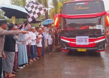 Pemkab Merangin Lepas Keberangkatan 279 Jamaah Haji Kloter Pertama 