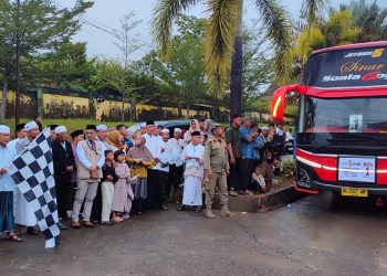 Calon Jamaah Haji Merangin 2026 Kloter 23 dilepas Bupati H M Syukur 