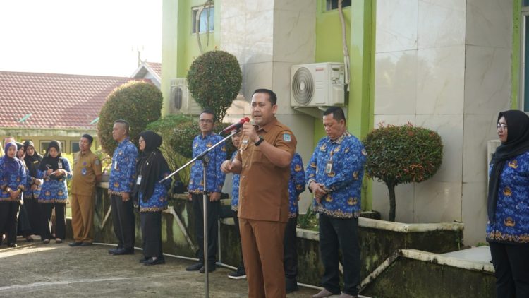 Pimpin Apel di RSU Kol Abundjani Bangko, Bupati M. Syukur Jamin Hak dan Kesejahteraan Tenaga Medis