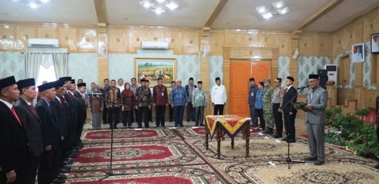 Bupati Sarolangun H.Hurmin SELakukan Resaffle Pejabat Tinggii Pratama Eselon II Kabupaten Sarolangun