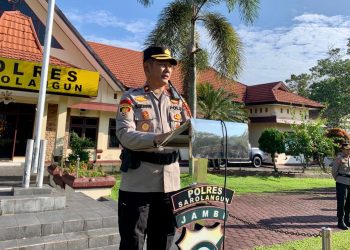 olres Sarolangun Beri Penghargaan untuk Personel Berprestasi, Tekankan Pentingnya Integritas  ‎