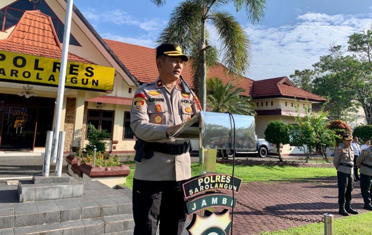 olres Sarolangun Beri Penghargaan untuk Personel Berprestasi, Tekankan Pentingnya Integritas  ‎