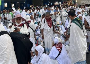 Jamaah Haji Kabupaten Merangin  Berangkat ke Padang Arafah Melaksanakan Wukuf