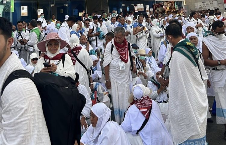 Jamaah Haji Kabupaten Merangin  Berangkat ke Padang Arafah Melaksanakan Wukuf