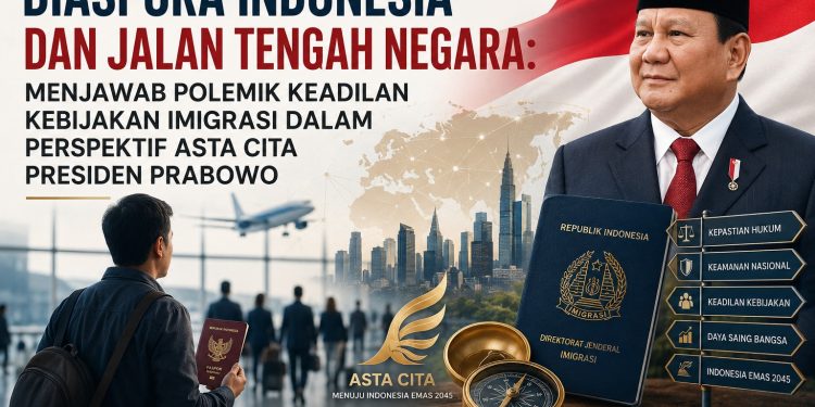Diaspora Indonesia dan Jalan Tengah Negara: Menjawab Polemik Keadilan Kebijakan Imigrasi dalam Perspektif Asta Cita Presiden Prabowo