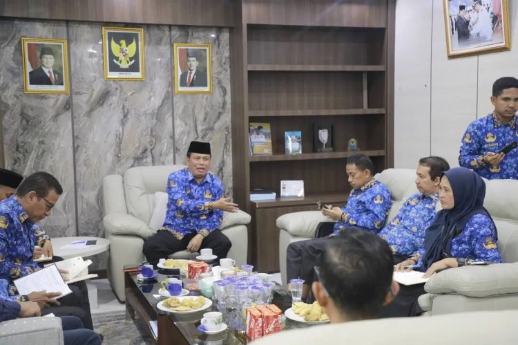 Wabup Katamso Pimpin Rakor Penanganan Jembatan Rusak di Desa Tanjung Benanak