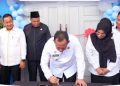 Wakil Ketua DPRD Wiranto Dampingi Bupati Resmikan GOR “RAJA” di Suko Awin Jaya