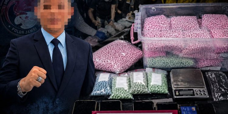 Oknum Pejabat Ditjenpas Jambi Inisial RB Diduga Main Ekstasi, Polisi Sita 536 Butir Barang Bukti