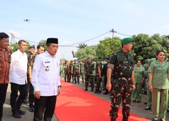 Gubernur Al Haris Bangga 450 Prajurit Yonif 142/KJ Pulang Lengkap dari Papua