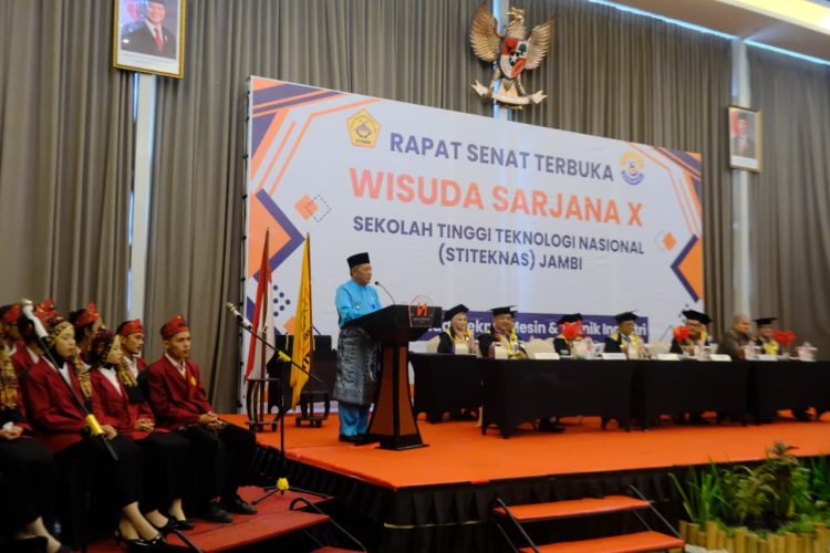 Wagub Sani: Lulusan STITEKNAS Harus Mampu Mengubah Potensi Daerah Menjadi Nilai Tambah