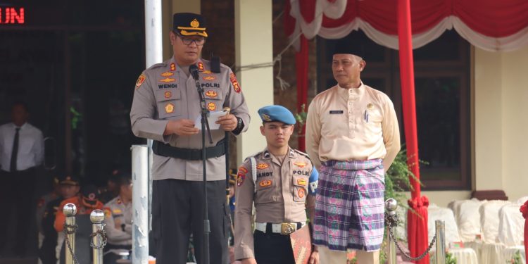 ‎HUT Bhayangkara ke-80 Tahun 2026, Polres Sarolangun Wujudkan Kepedulian kepada Personel Sakit dan Warakauri
