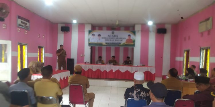 ‎Sosialisasi Larangan Hiburan Malam di Kecamatan Singkut