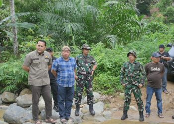 Tinjau Jalan Karya Bakti TNI, Bupati Syukur Komit Benahi Potensi Wisata Merangin