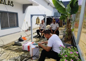 ‎Tidak Cukup dengan Pasang Jammer, Kalapas Sarolangun Pasang CCTV di Tiap Kamar Blok Hunian WB