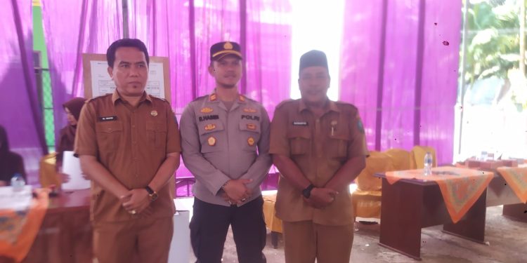 ‎Polsek Pelawan Singkut Siaga, Pilkades PAW Siliwangi Berlangsung Aman dan Kondusif  ‎