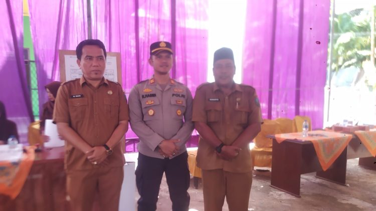 ‎Polsek Pelawan Singkut Siaga, Pilkades PAW Siliwangi Berlangsung Aman dan Kondusif  ‎