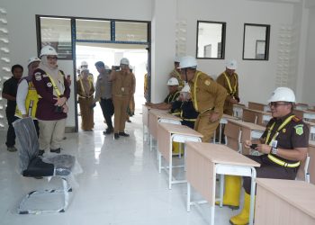 Bupati Tanjung Jabung Timur Apresiasi Progres Pembangunan Sekolah Rakyat di Geragai