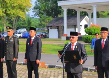 Ketua DPRD Muaro Jambi Bacakan Teks Pancasila pada Upacara Hari Lahir Pancasila