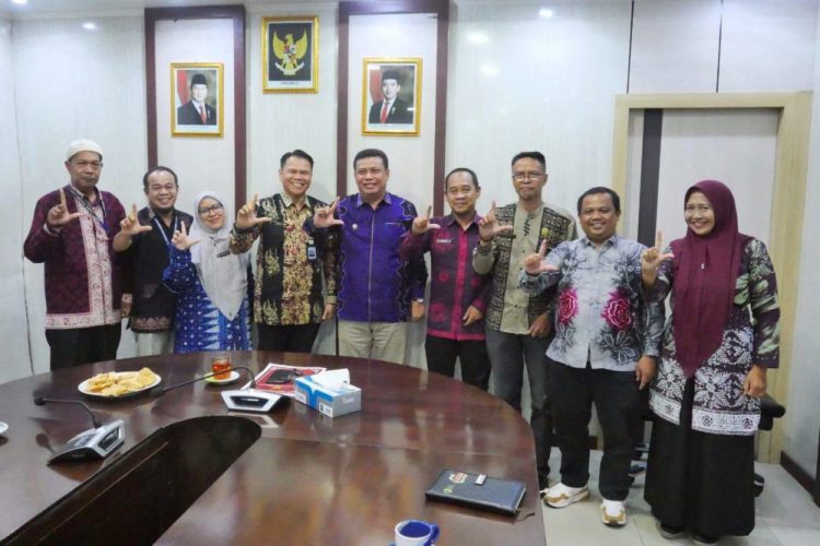 Wabup Tanjab Barat Katamso Gelar Audiensi Bersama Kepala Balai Bahasa Jambi
