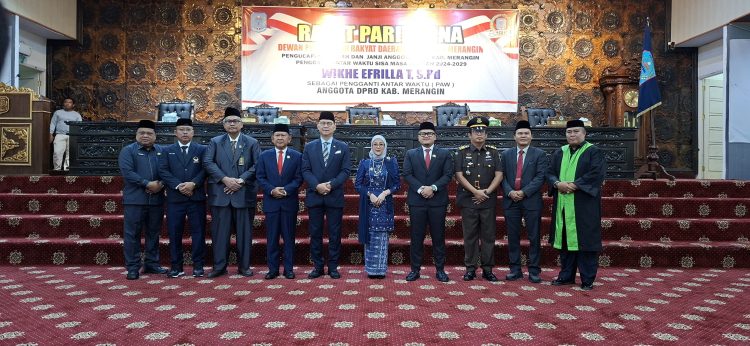 Hadiri Pelantikan PAW Anggota DPRD Merangin, Wabup A. Khafidh: Semoga Amanah dalam Menjalankan Tugas