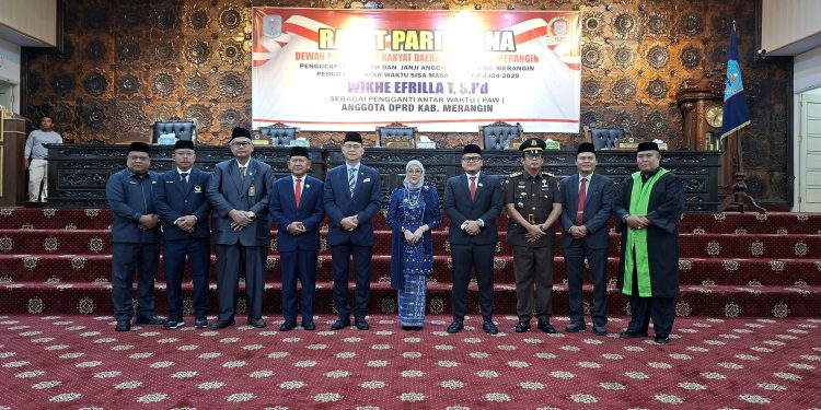 Hadiri Pelantikan PAW Anggota DPRD Merangin, Wabup A. Khafidh: Semoga Amanah dalam Menjalankan Tugas