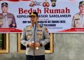 ‎Kapolres Sarolangun Resmikan Program Bedah Rumah untuk Sdri. Jawariah di Pelawan  ‎