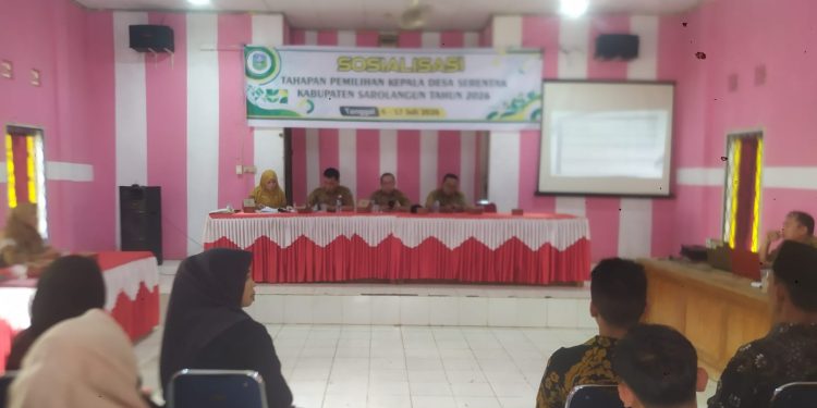 ‎Sosialisasi Tahapan Pilkades Serentak 2026 Digelar di Kecamatan Singkut