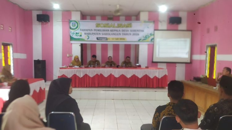 ‎Sosialisasi Tahapan Pilkades Serentak 2026 Digelar di Kecamatan Singkut