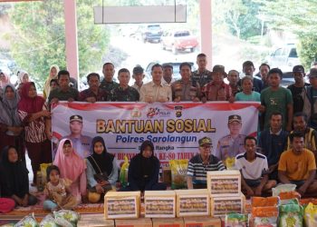 ‎Polres Sarolangun Salurkan 130 Paket Sembako untuk Korban Banjir, Wujud Nyata “Polri untuk Masyarakat” di Hari Bhayangkara ke-80  ‎