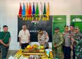 ‎Momen Kejutan! Bupati dan Kapolres Rayakan Ultah Danyonif 896/Serumpun Pseko  ‎