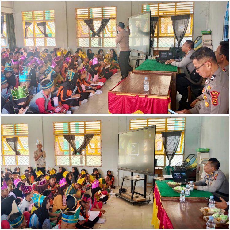 ‎Lindungi Generasi Muda, Sat Binmas Polres Sarolangun Gencarkan Edukasi Bahaya Geng Motor dan Narkoba  ‎  ‎