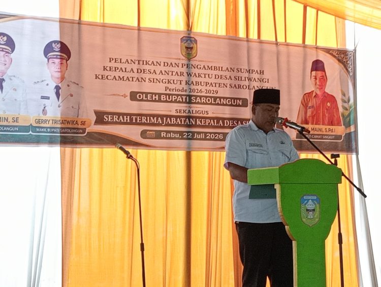 ‎Serah Terima Jabatan PJ Kepala Desa Siliwangi Tahun 2026 Berlangsung Khidmat