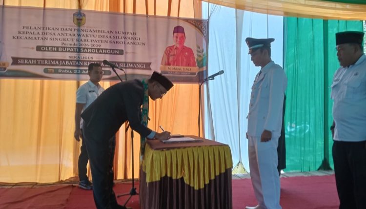 ‎Bupati Sarolangun Lantik Mulyadi sebagai Kepala Desa PAW Siliwangi Periode 2026–2029