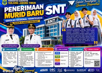 Pemkab Tanjab Timur Buka Pendaftaran Murid Baru Sekolah Nasional Terintegrasi Tahun Ajaran 2026/2027