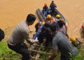 ‎Polsek Pauh Hadir Saat Evakuasi Korban Tenggelam di Sungai Batang Tembesi