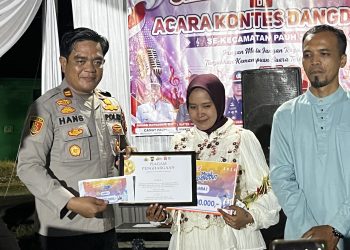 Kolaborasi Polsek Pauh dan Kelurahan Hadirkan Pesta Rakyat, Tangkal Kenakalan Remaja Lewat Dangdut  ‎