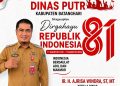 Dinas PUTR Kabupaten Batanghari Mengucapkan Dirgahayu ke-81 Republik Indonesia