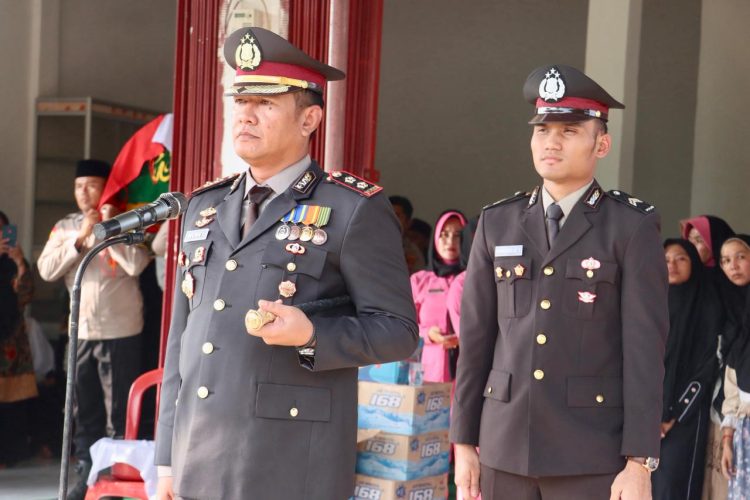 Penghormatan Terakhir, Polres Sarolangun Gelar Pemakaman Kedinasan Aipda Feriyanto Rambe