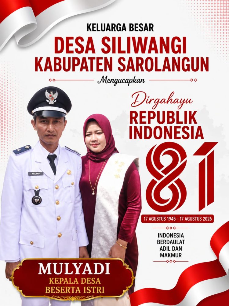 Desa Siliwangi Mengucapkan Dirgahayu ke-81 Republik Indonesia