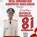 Desa Sindangsari Mengucapkan Dirgahayu ke-81 Republik Indonesia