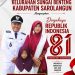 Kelurahan Sungai Benteng Mengucapkan Dirgahayu ke-81 Republik Indonesia