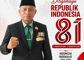 Anggota DPRD Kabupaten Sarolangun Purna. Peltu Nurdin Mengucapkan Dirgahayu ke-81 Republik Indonesia