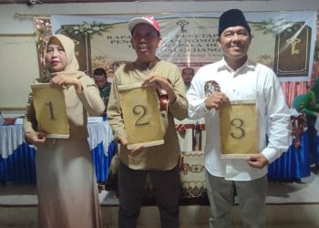 Tiga Kandidat Kades Sungai Gedang Resmi Kantongi Nomor Urut, Siap Melaju ke Tahap Berikutnya
