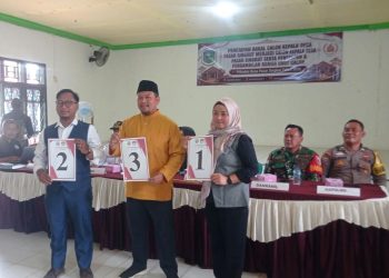 Inkamben Hadi Sugianto Mecalonkan Diri Denga. nomor Urut 3 Di Pemilihan Kepala Desa Desa Pasar