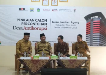 Wagub Sani: Pemprov Jambi Dukung Penuh Program KPK, 10 Desa Diajukan Jadi Percontohan Termasuk Desa Sumber Agung Tebo
